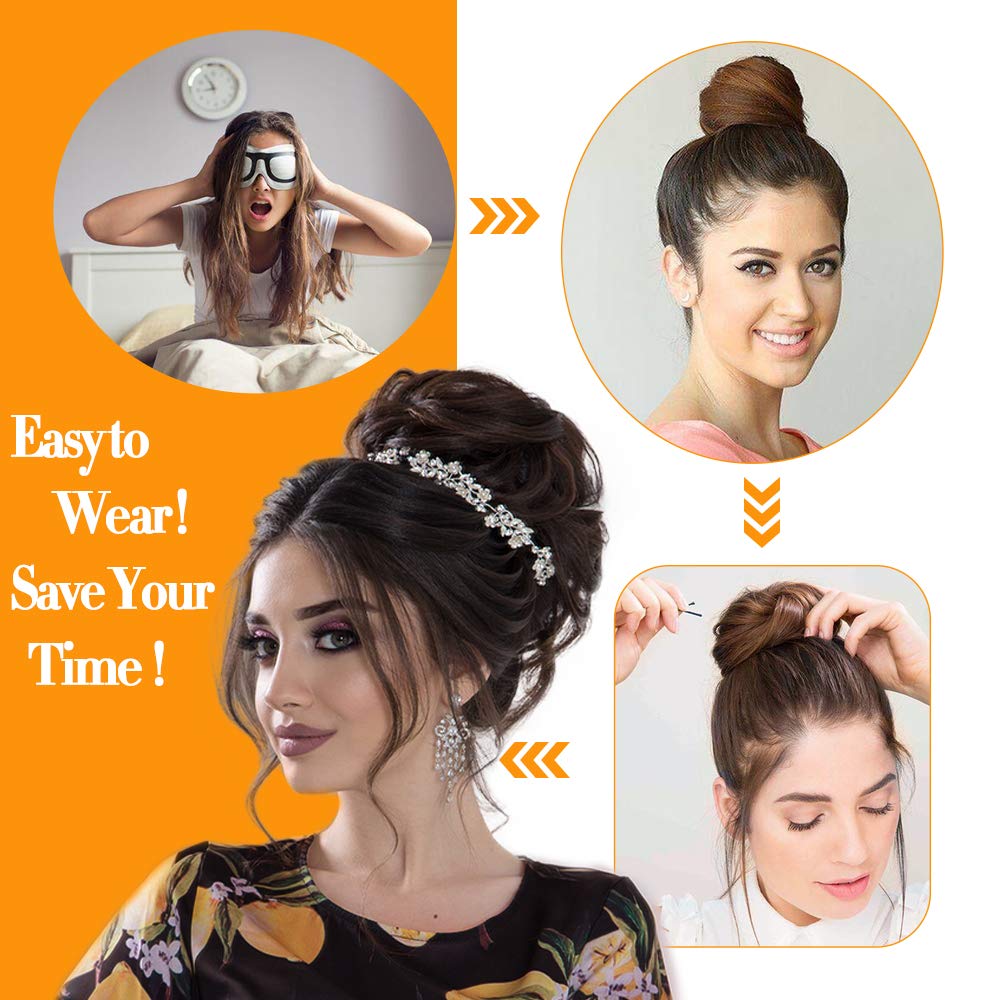 Extension de chignon pour cheveux