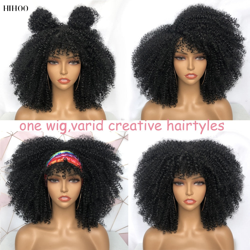 Perruque afro bouclé