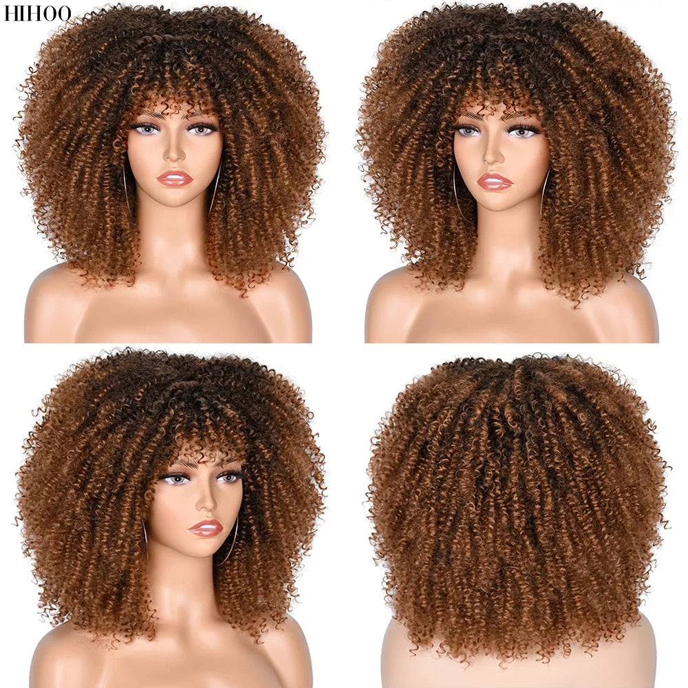 Perruque afro bouclé