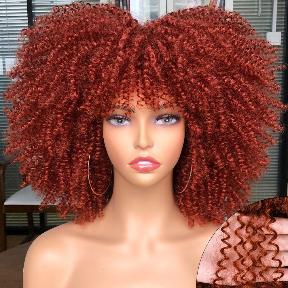 Perruque afro bouclé