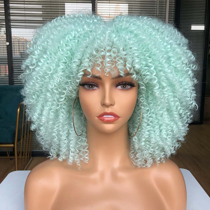 Perruque afro bouclé