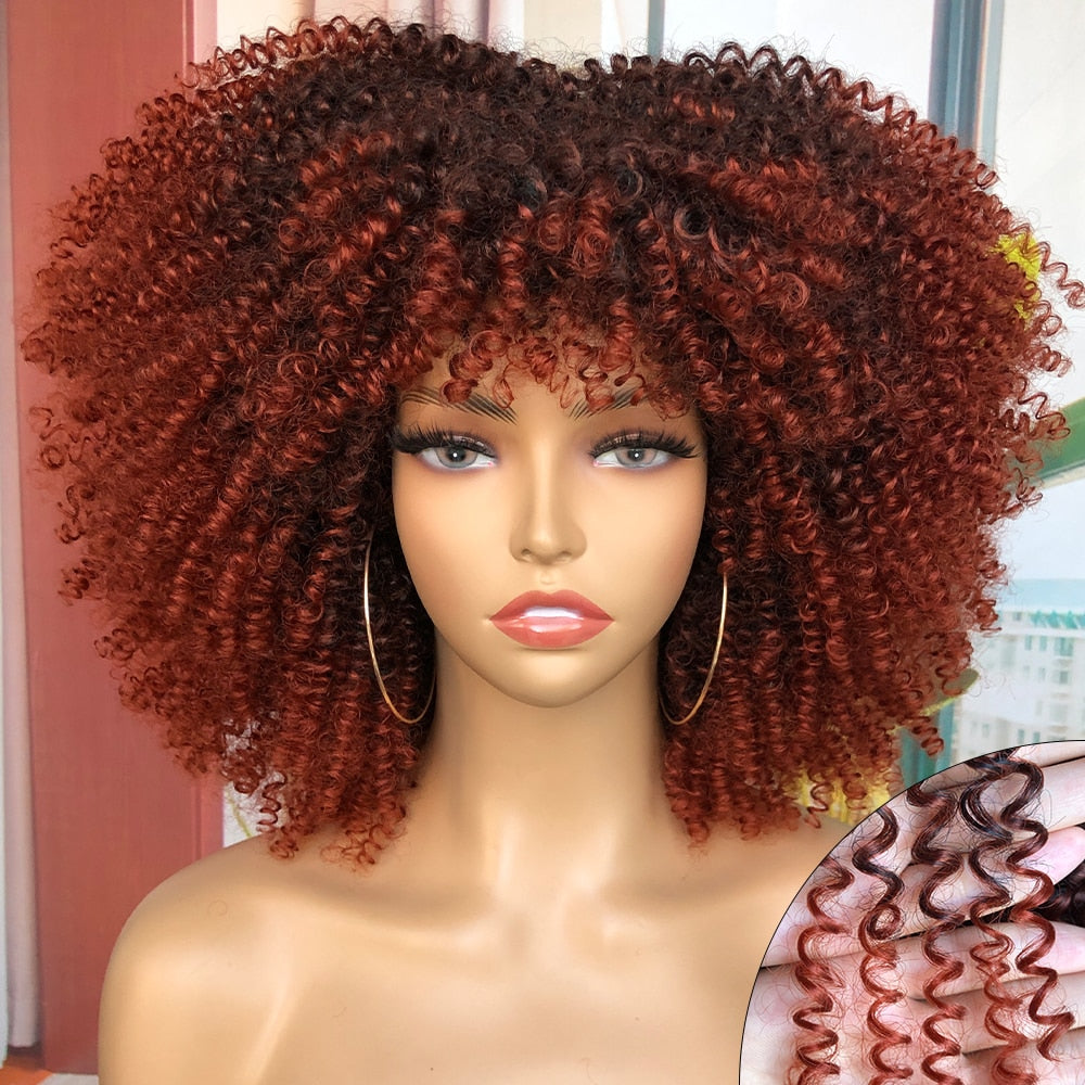 Perruque afro bouclé