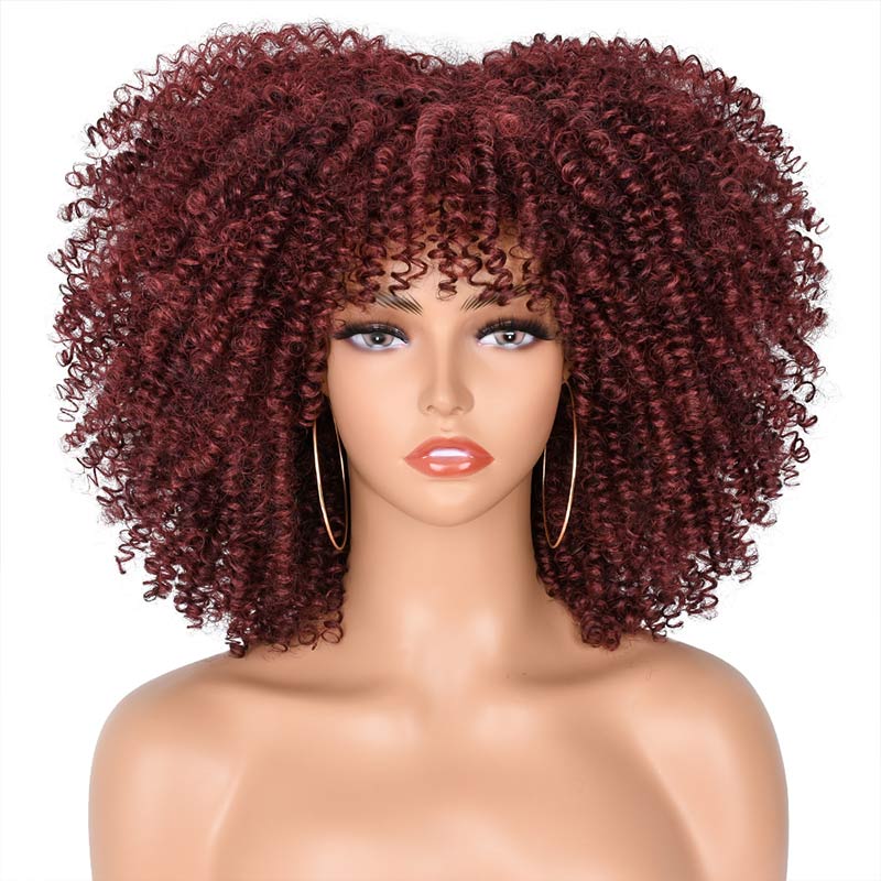 Perruque afro bouclé