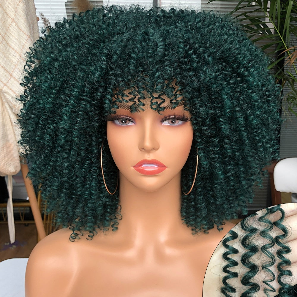 Perruque afro bouclé