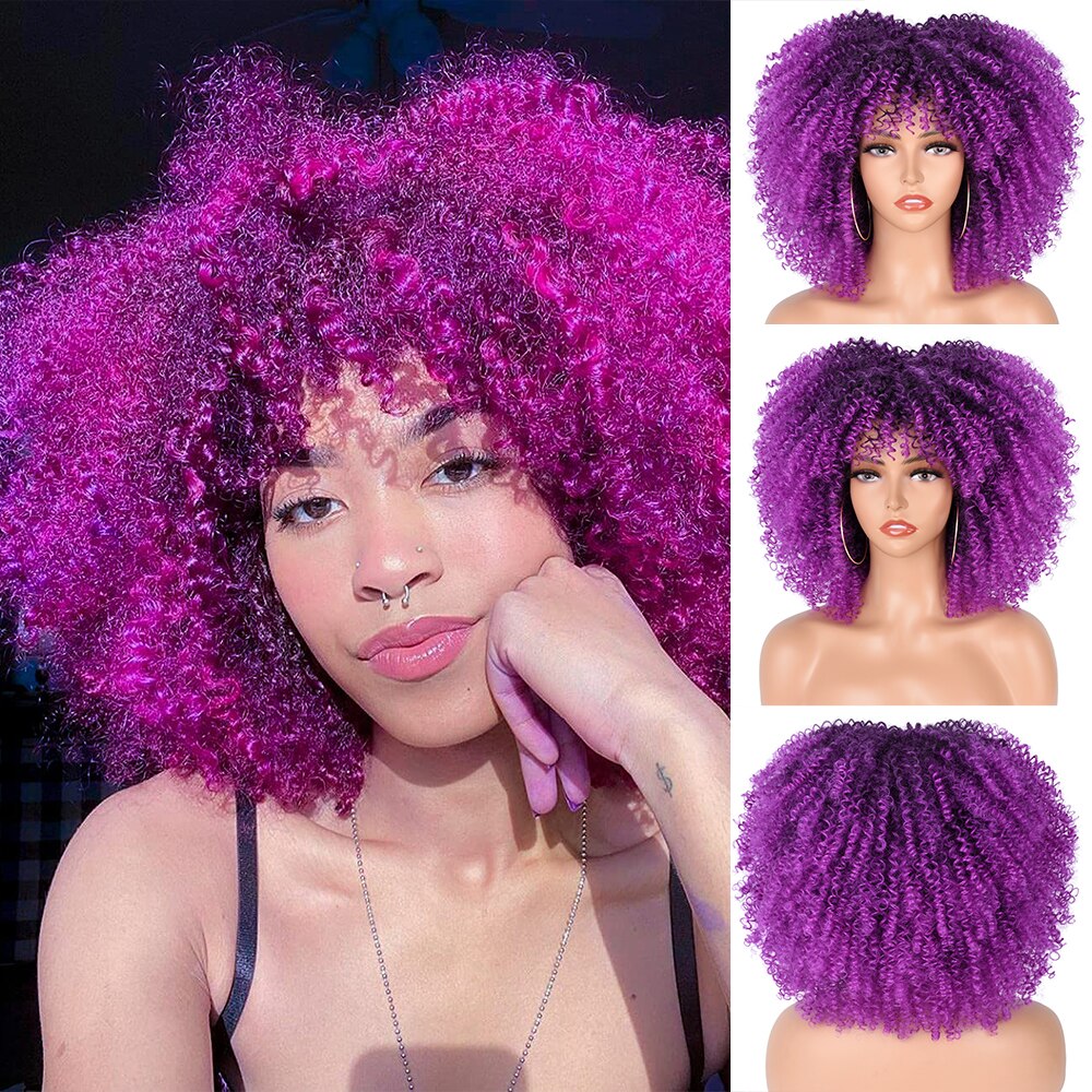 Perruque afro bouclé