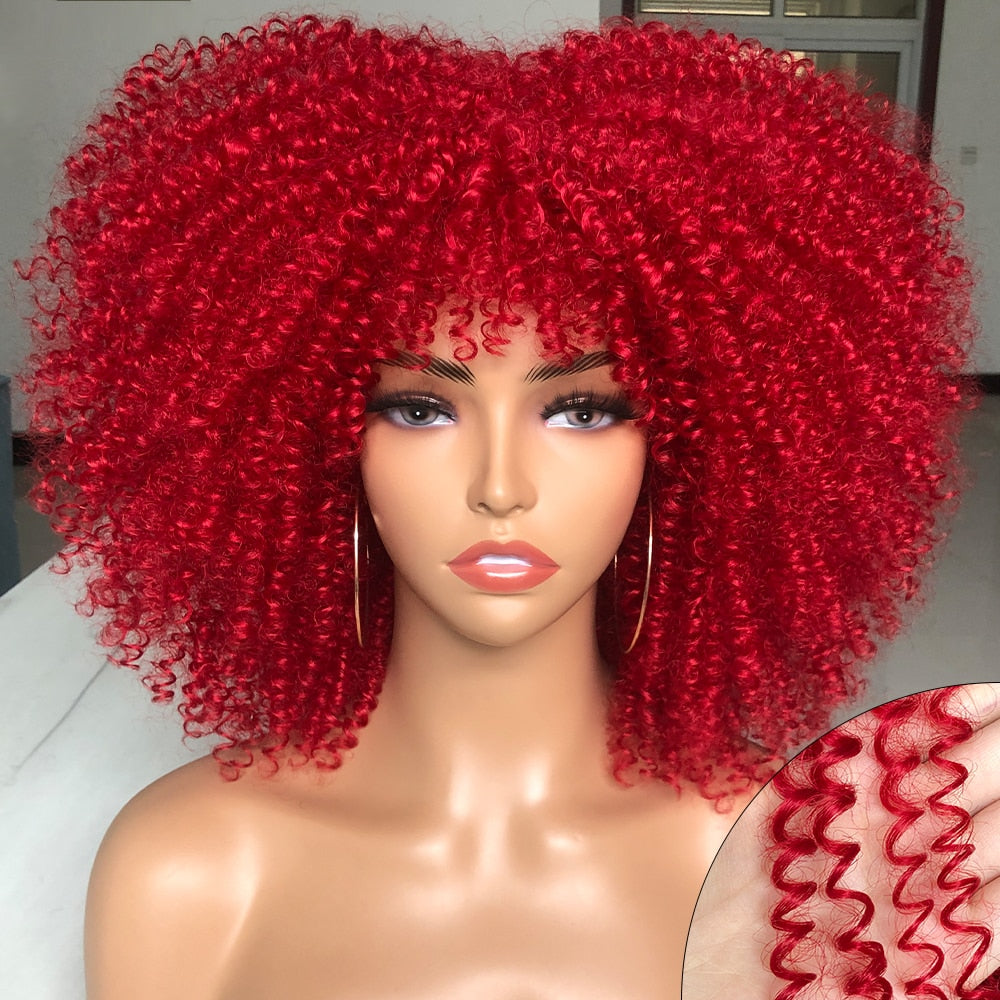 Perruque afro bouclé