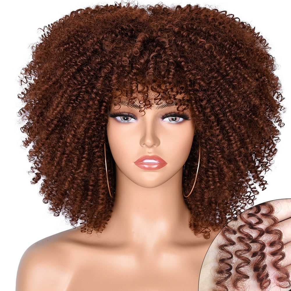 Perruque afro bouclé