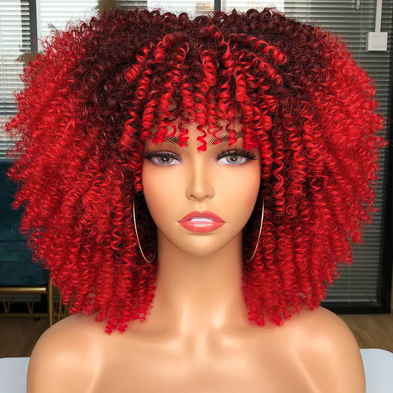 Perruque afro bouclé