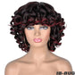 Perruque synthétique courte Afro bouclée