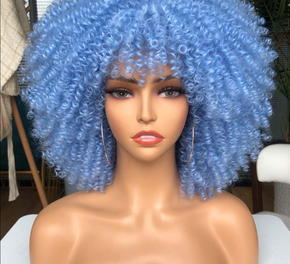 Perruque afro bouclé