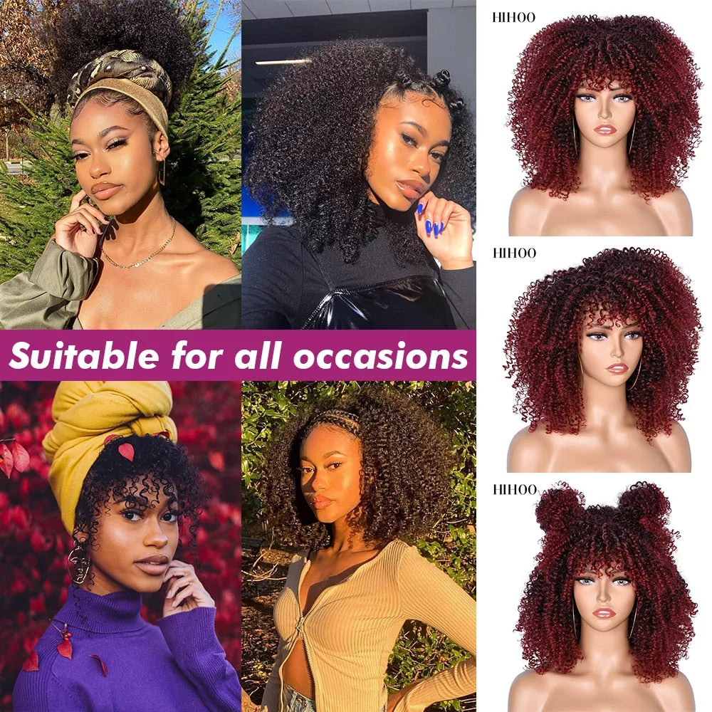 Perruque afro bouclé