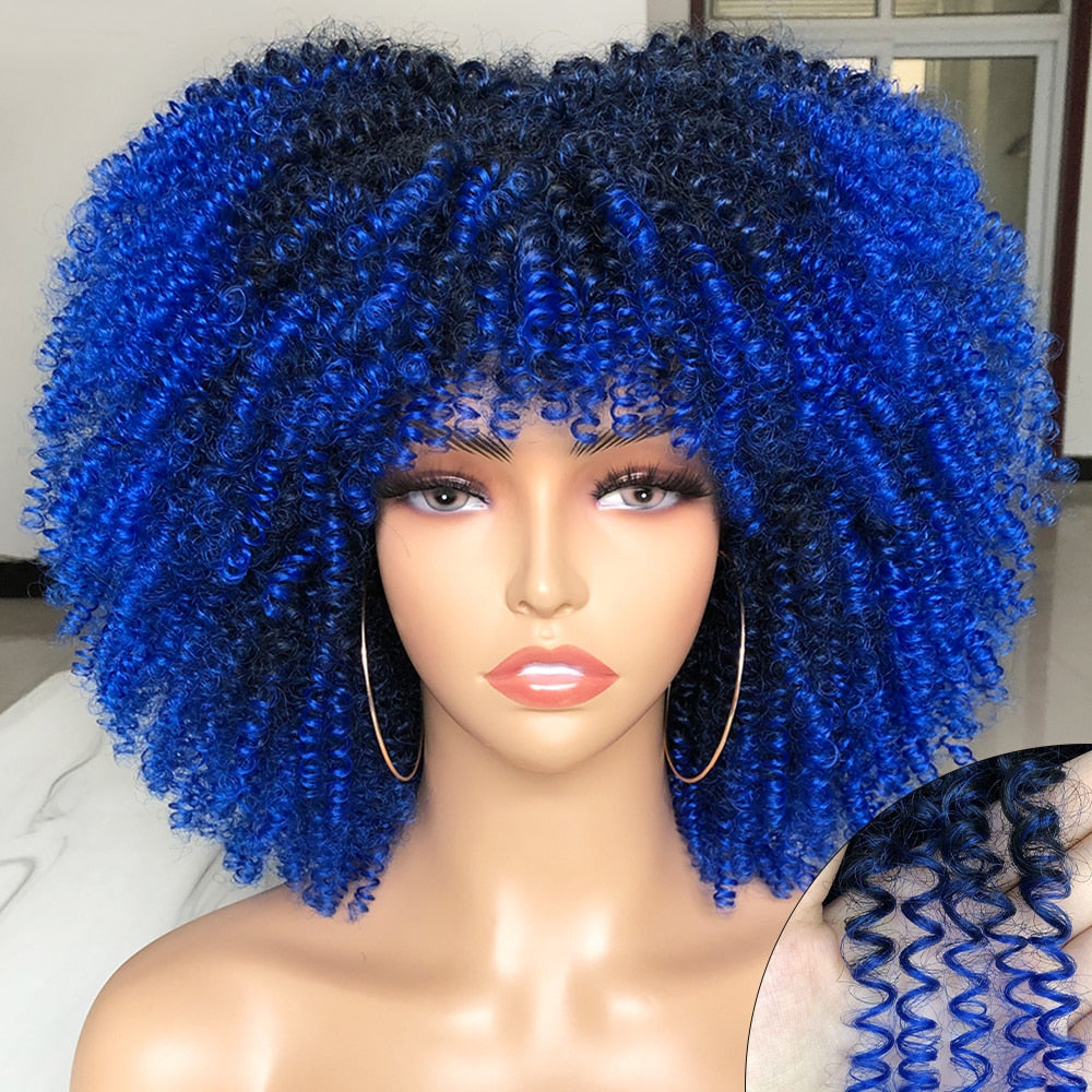 Perruque afro bouclé