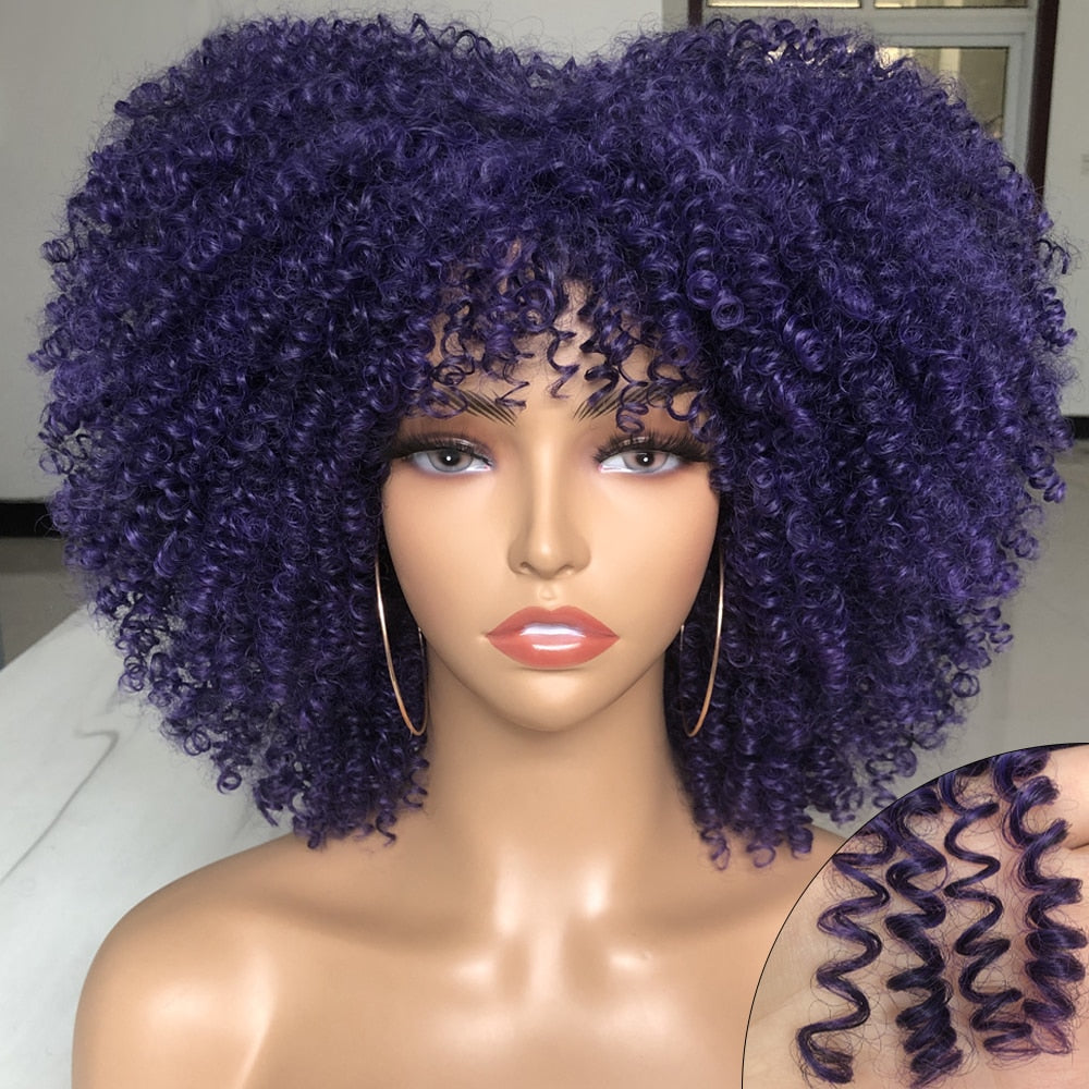 Perruque afro bouclé
