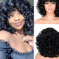 Perruque synthétique courte Afro bouclée