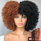 Perruque afro bouclé