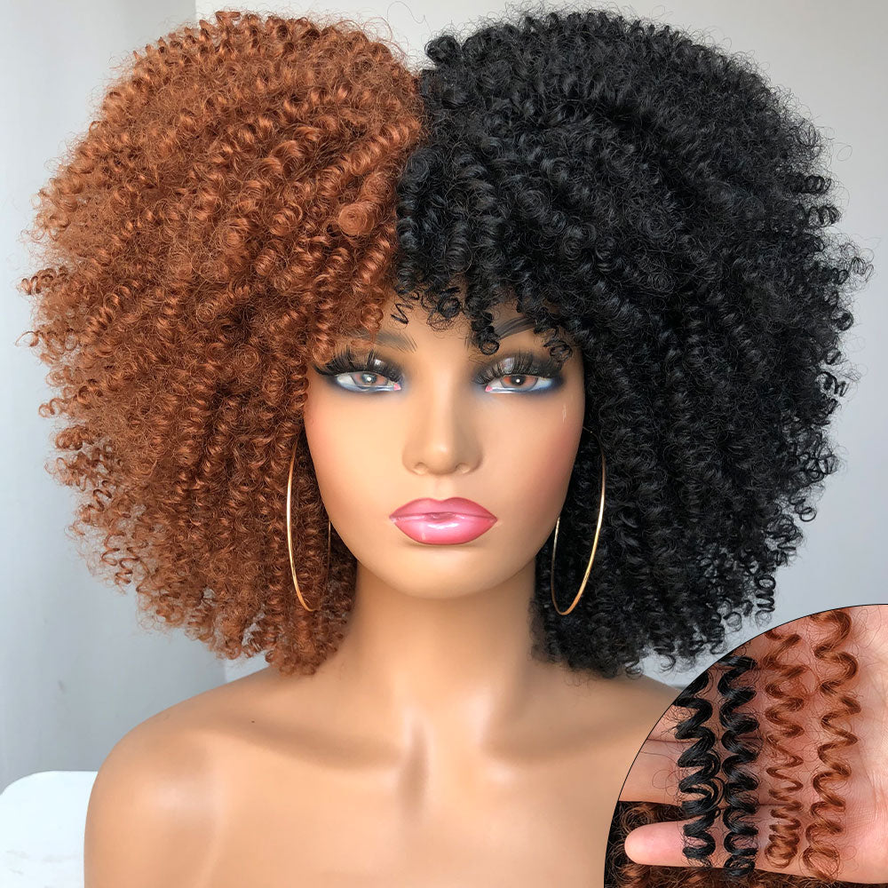 Perruque afro bouclé