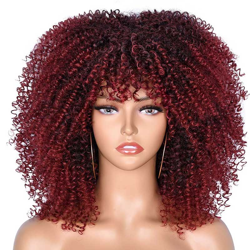 Perruque afro bouclé