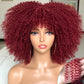 Perruque afro bouclé